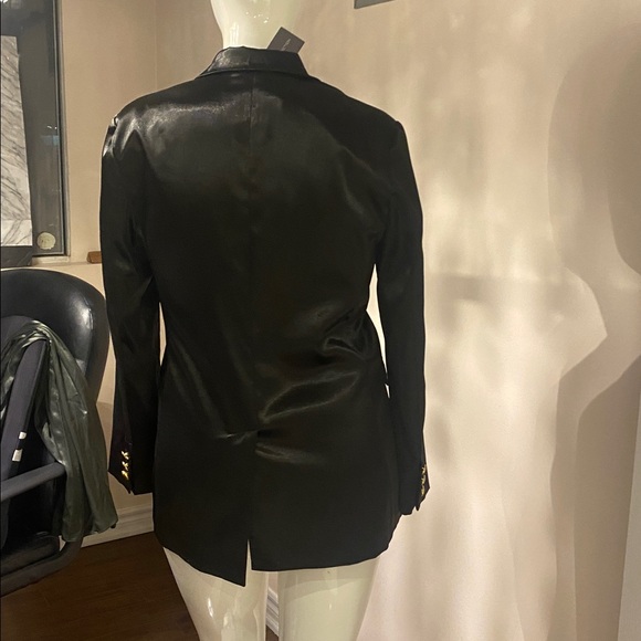 Satin blazer French connection size 6 black - Picture 5 of 13